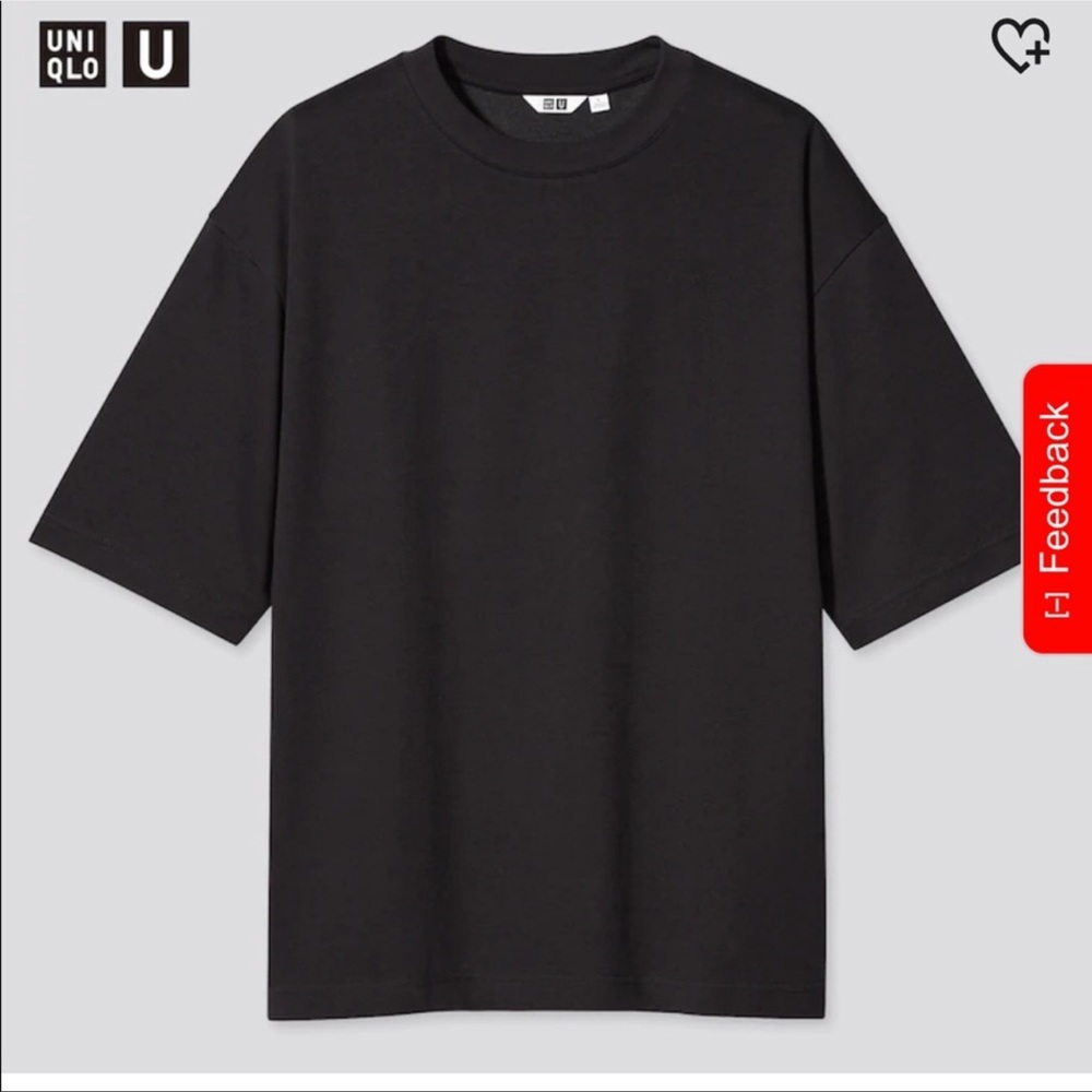 COPY - COPY - Uniqlo Mens T-Shirt | Men Uniqlo U AIRism Cotton lOversized Fit T…